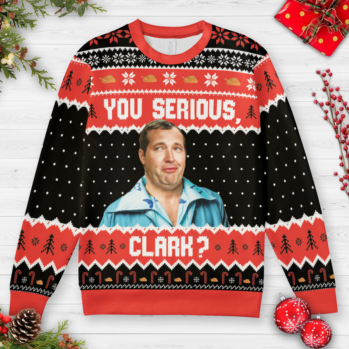 Ugly Christmas Sweatshirt - 6L8RNYUC