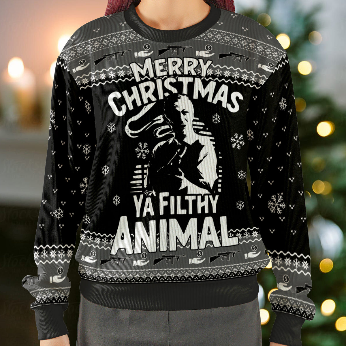 Ugly Christmas Sweatshirt - QUCULVKC