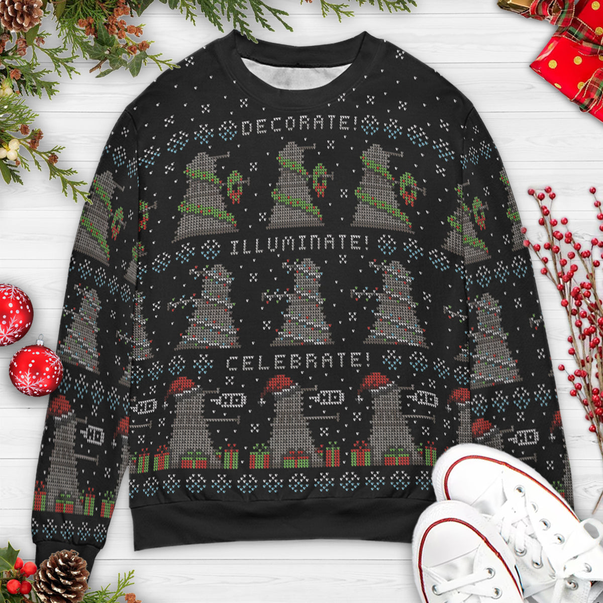 Ugly Christmas Sweatshirt - MEKHAD6D