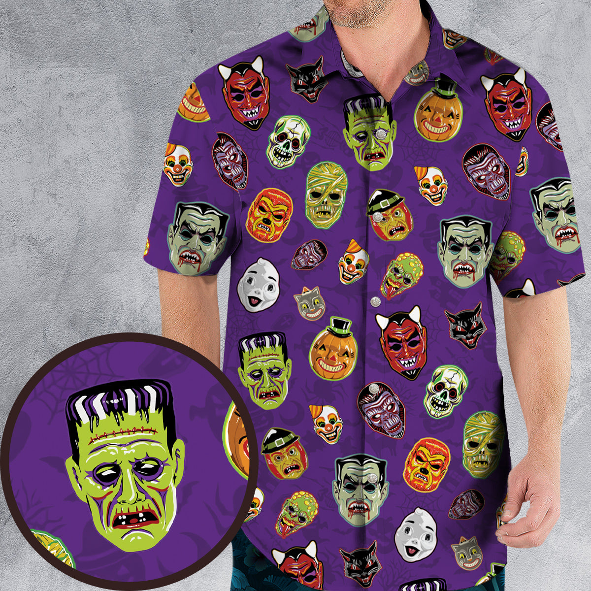 Hawaiian Shirt - 3377GHBK