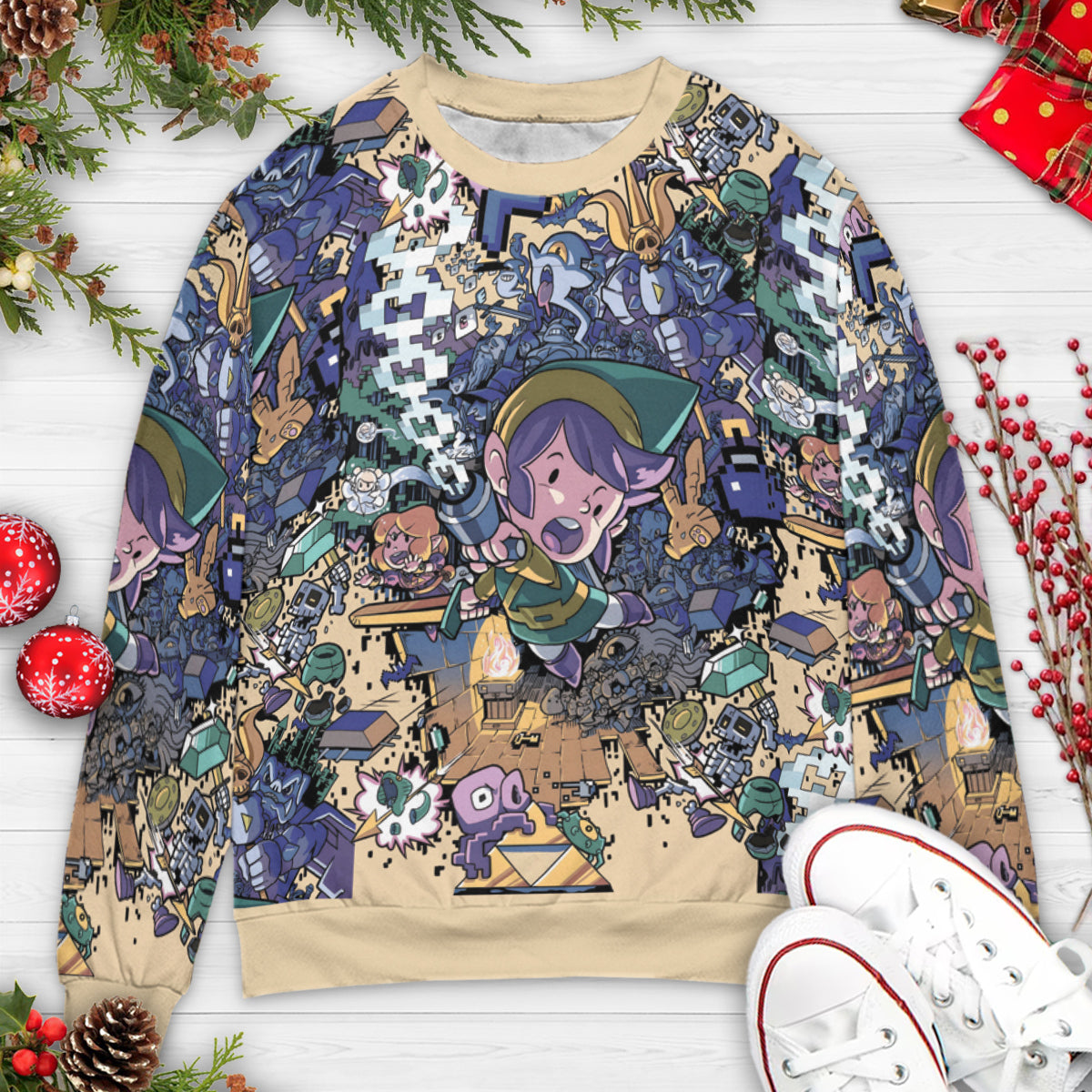 Ugly Christmas Sweatshirt - 4RNX58QQ