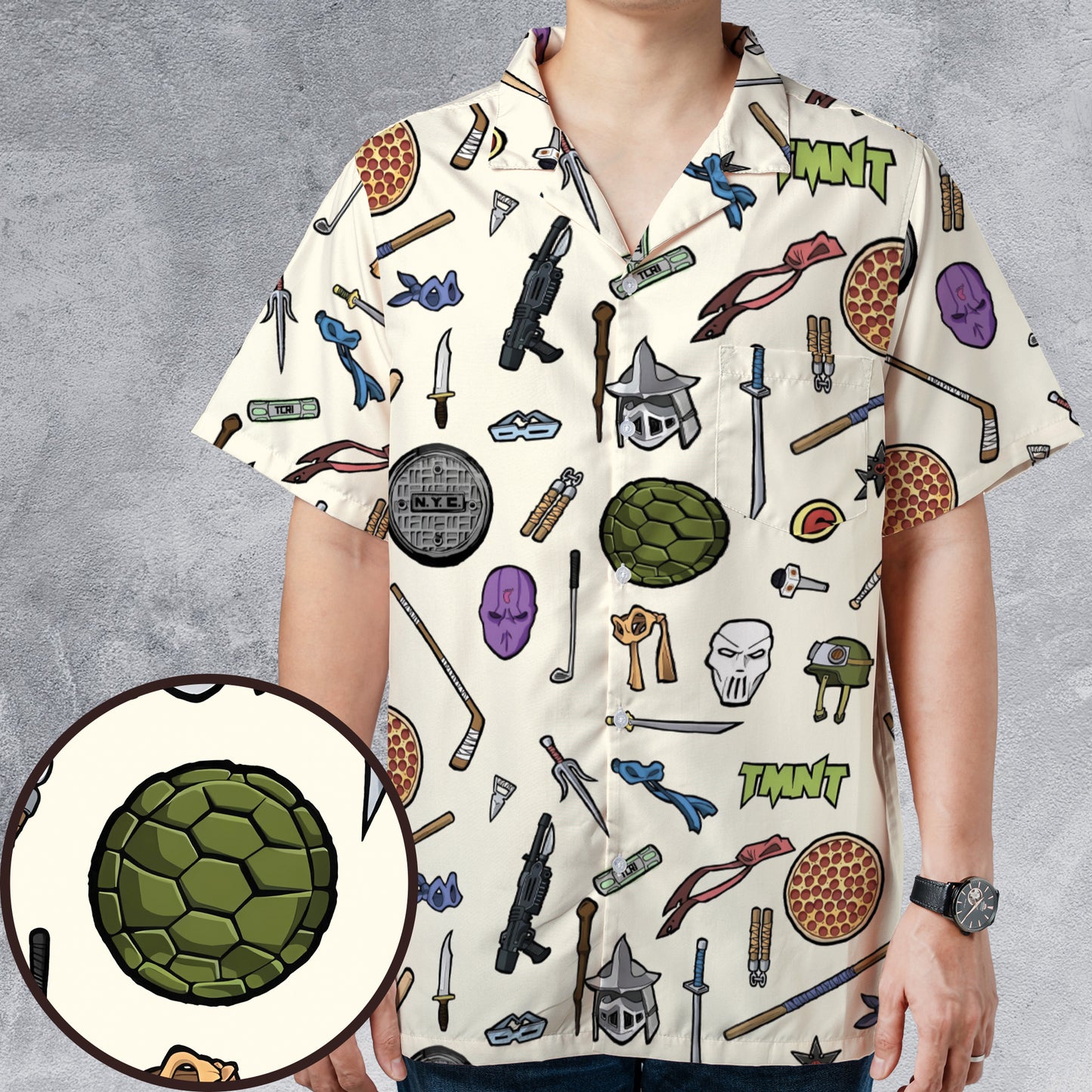 Pocket Hawaiian Shirt - 45UVE6AJ