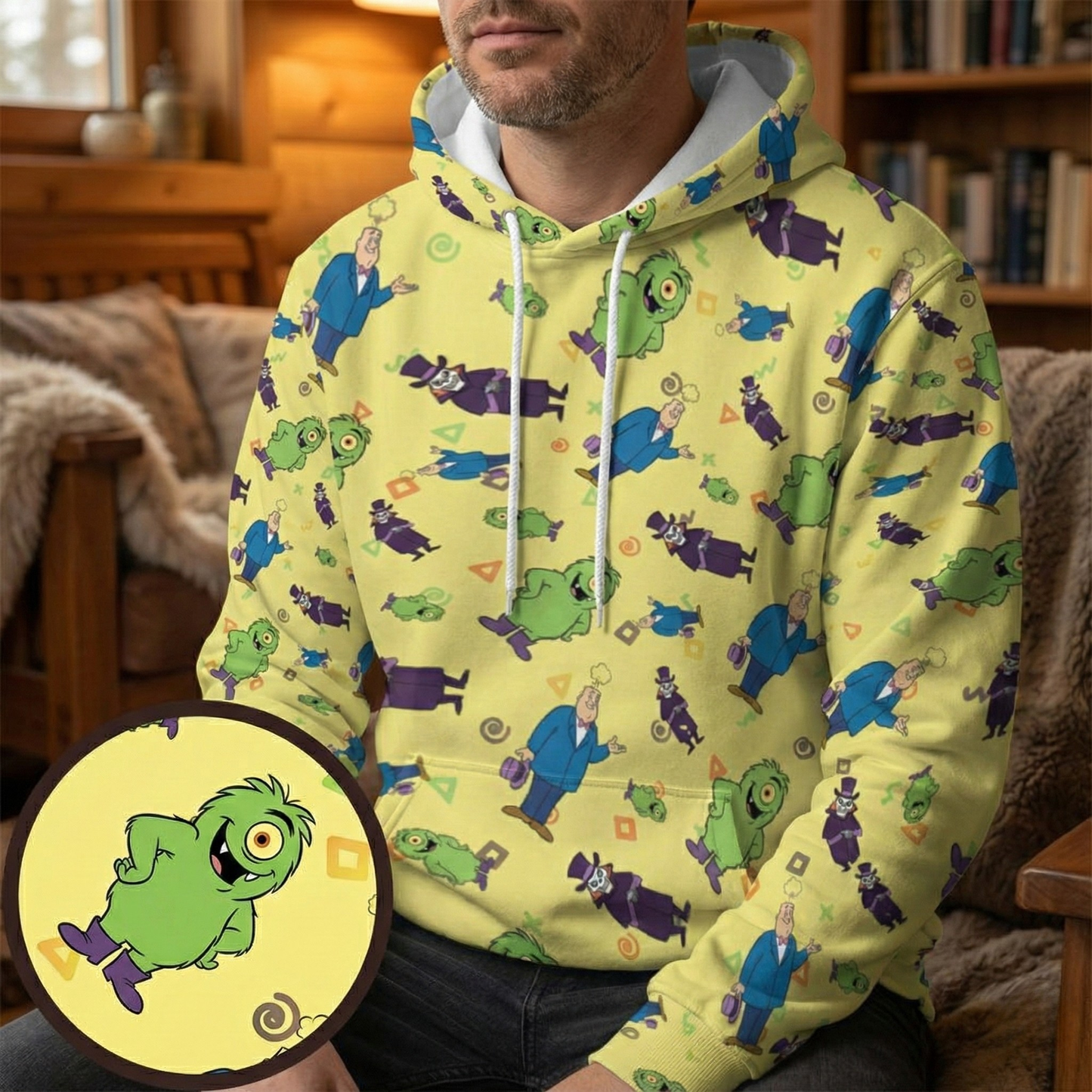 All-over Print Hoodie - MVUJDJNM