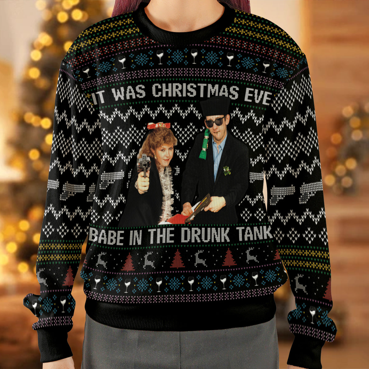 Ugly Christmas Sweatshirt - J38ZY7HR