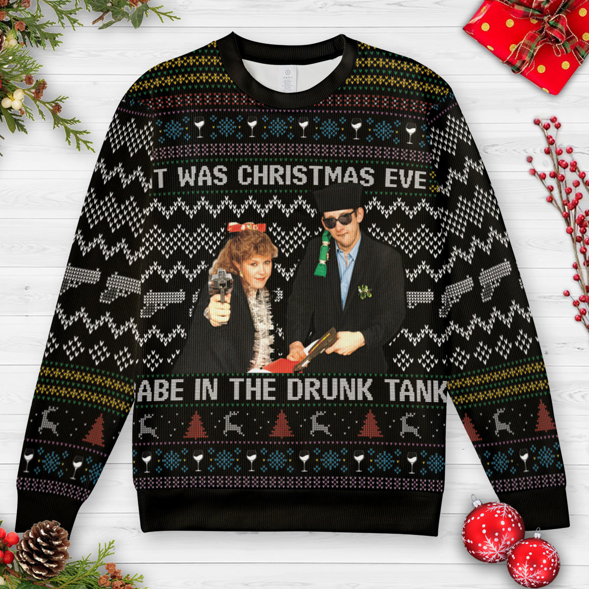 Ugly Christmas Sweatshirt - J38ZY7HR