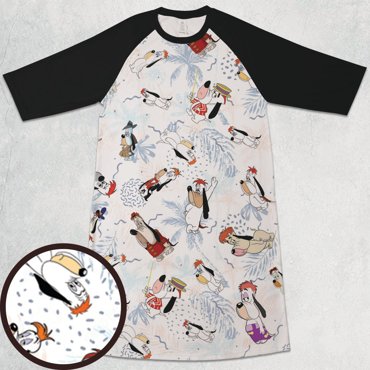 3/4 Sleeve Raglan Dress - LUBNSZ2P