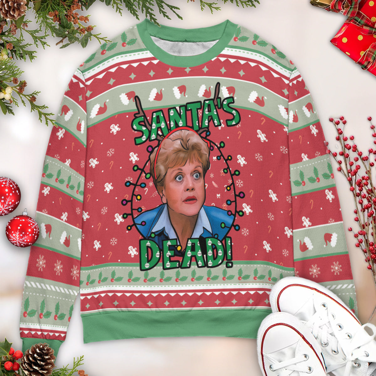 Ugly Christmas Sweatshirt - AJMX6KC4