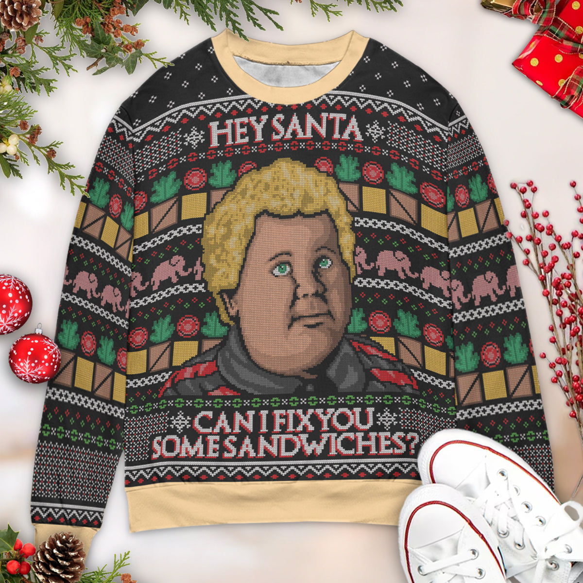 Ugly Christmas Sweatshirt - Q2LGQVBQ