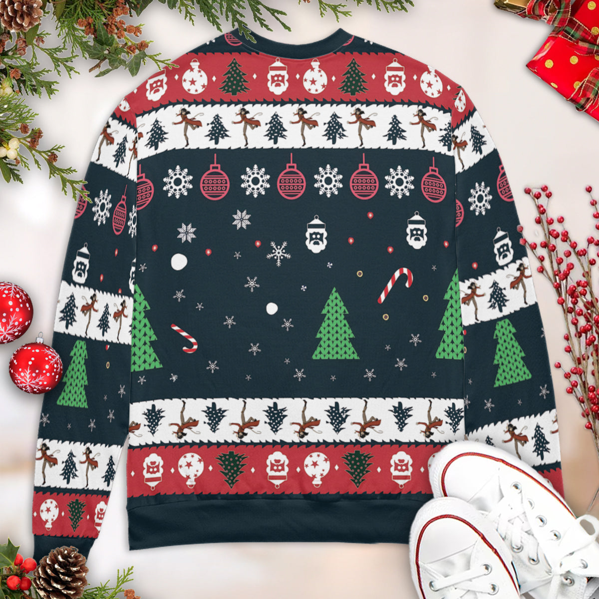 Ugly Christmas Sweatshirt - DZW4QRLN