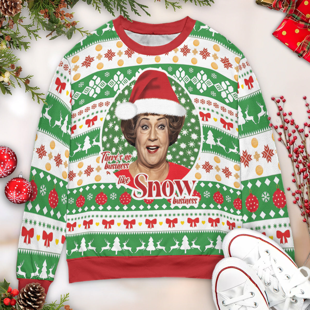 Ugly Christmas Sweatshirt - MZJXPADW