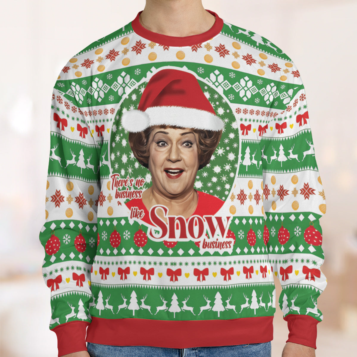 Ugly Christmas Sweatshirt - MZJXPADW