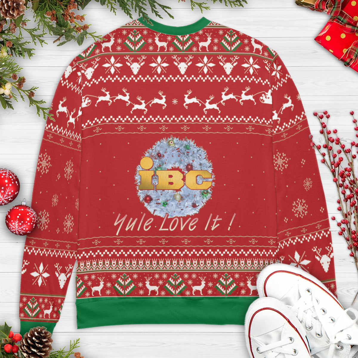 Ugly Christmas Sweatshirt - T1D9KTS9