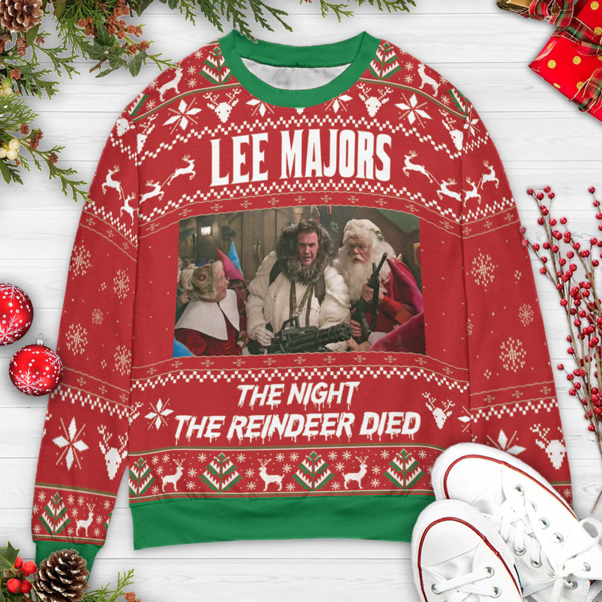 Ugly Christmas Sweatshirt - T1D9KTS9