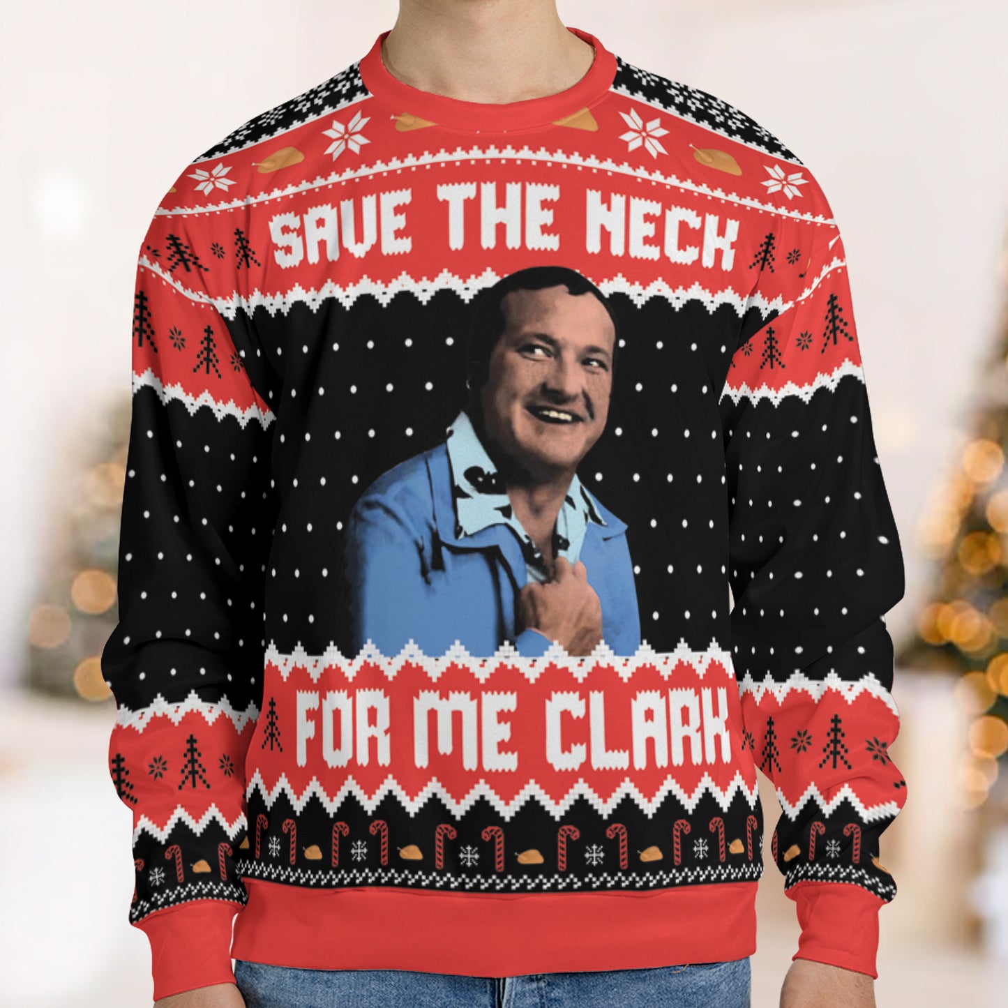 Ugly Christmas Sweatshirt - ANGBCBKU