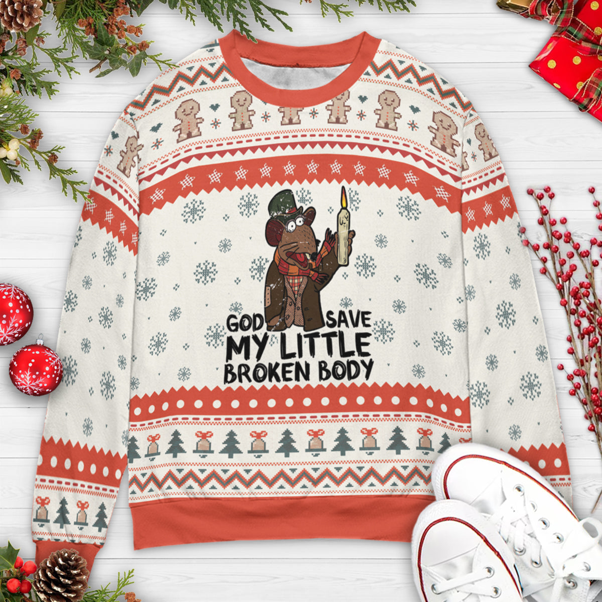 Ugly Christmas Sweatshirt - JGS2QEMA