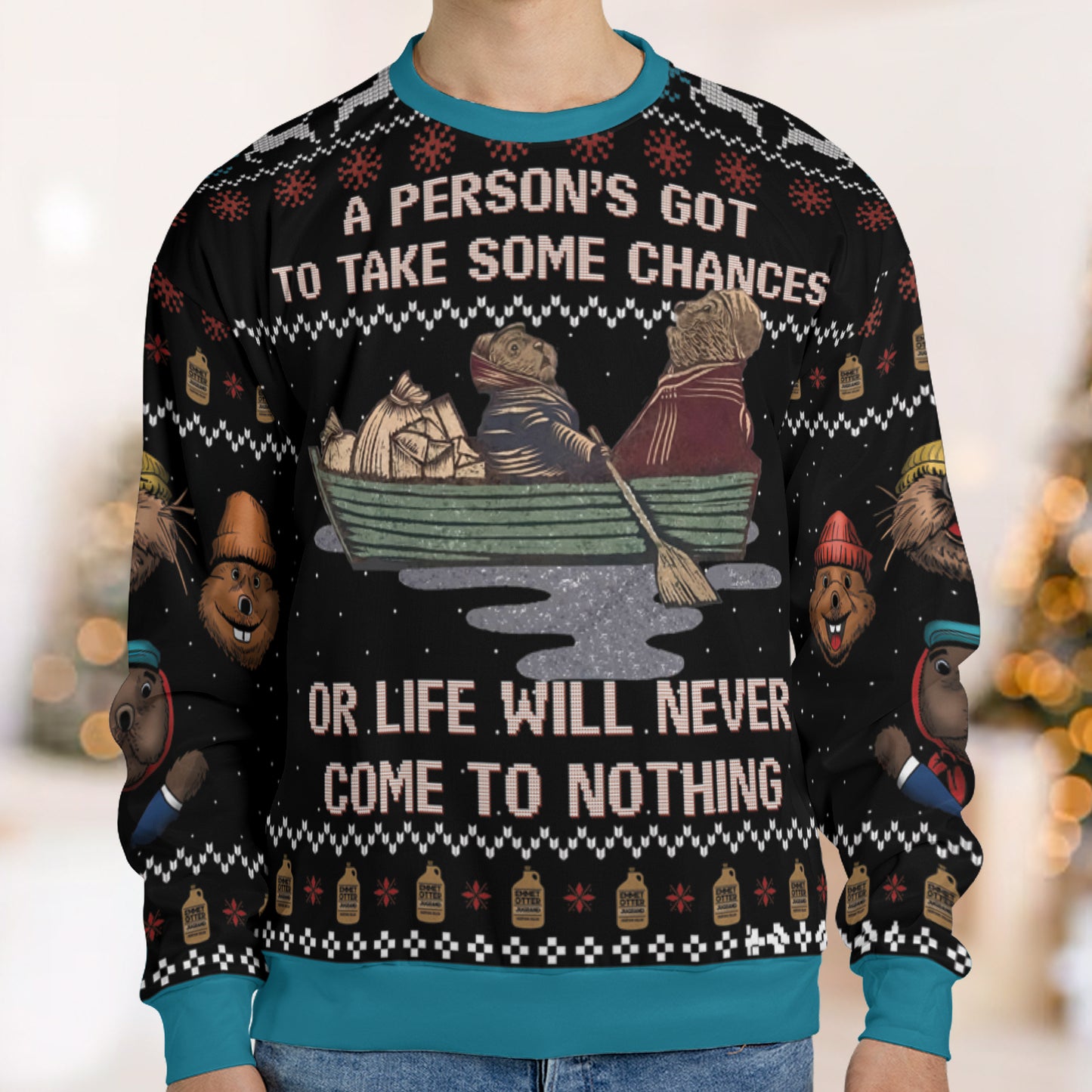 Ugly Christmas Sweatshirt - 1R1DAHNT