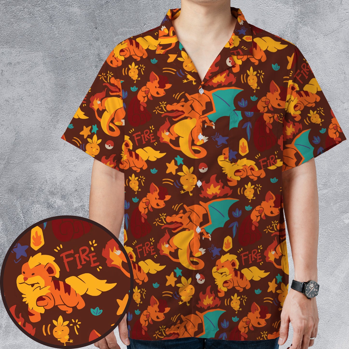 Pocket Hawaiian Shirt - 5TBUCU1M