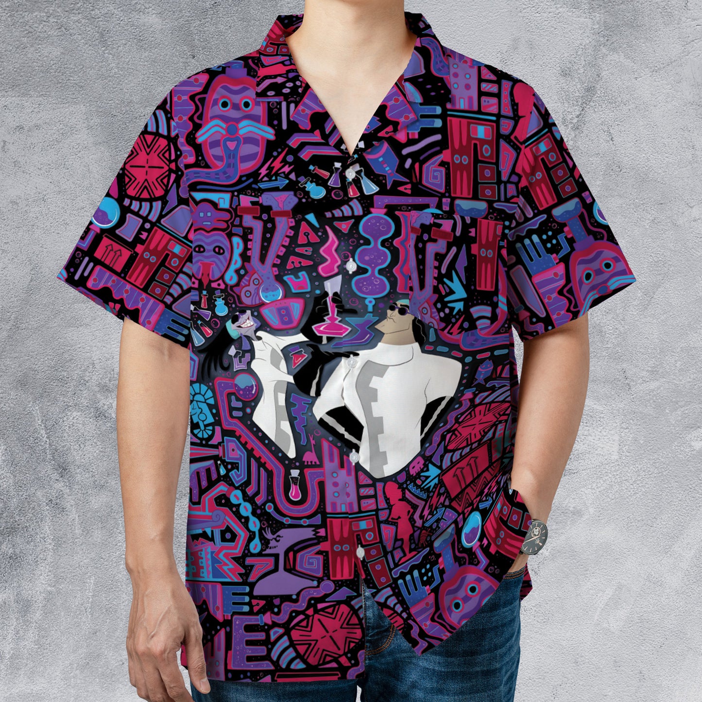Pocket Hawaiian Shirt - W32J2BEF