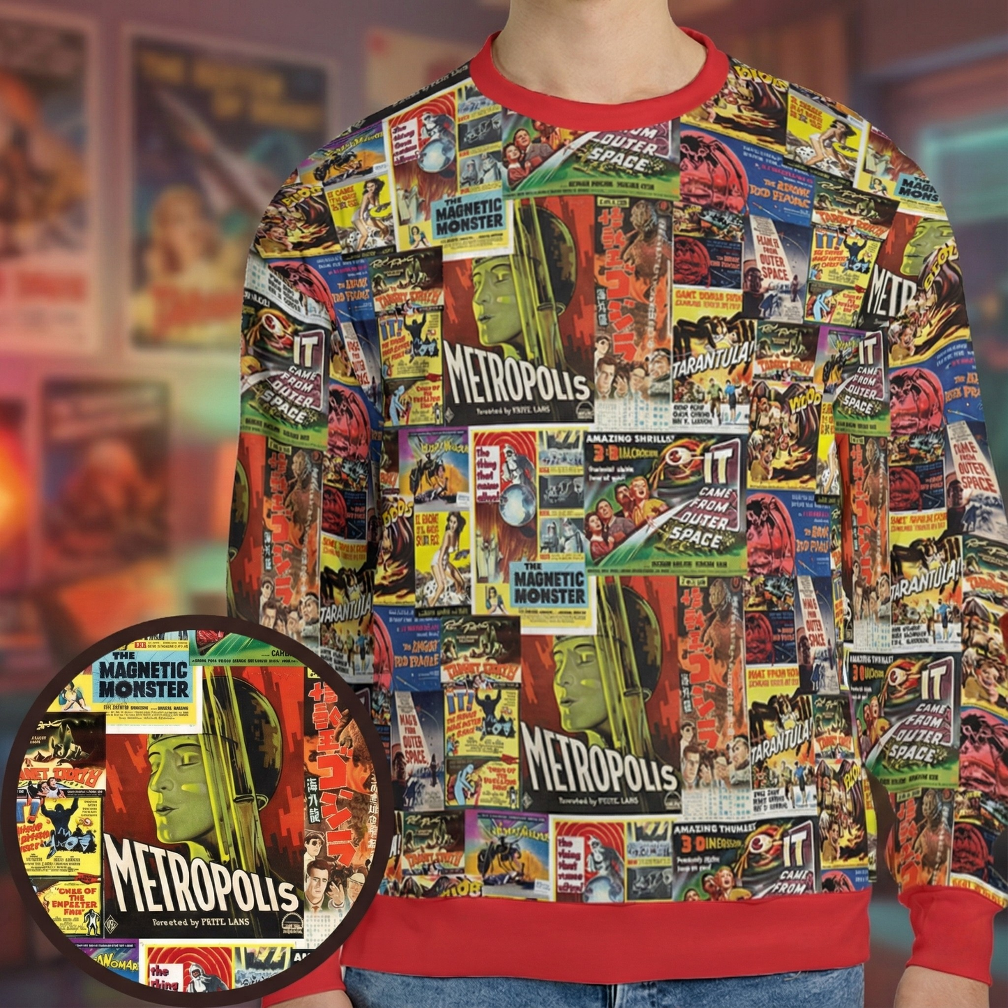 All-over Print Sweatshirt - 339L4SY8