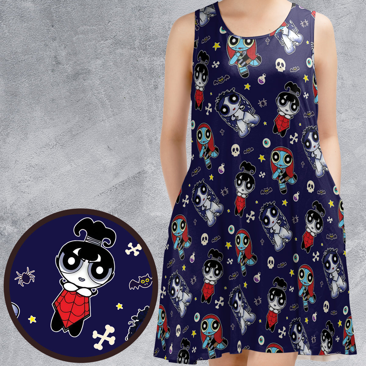Sleeveless Dress - H8HEAX8Y