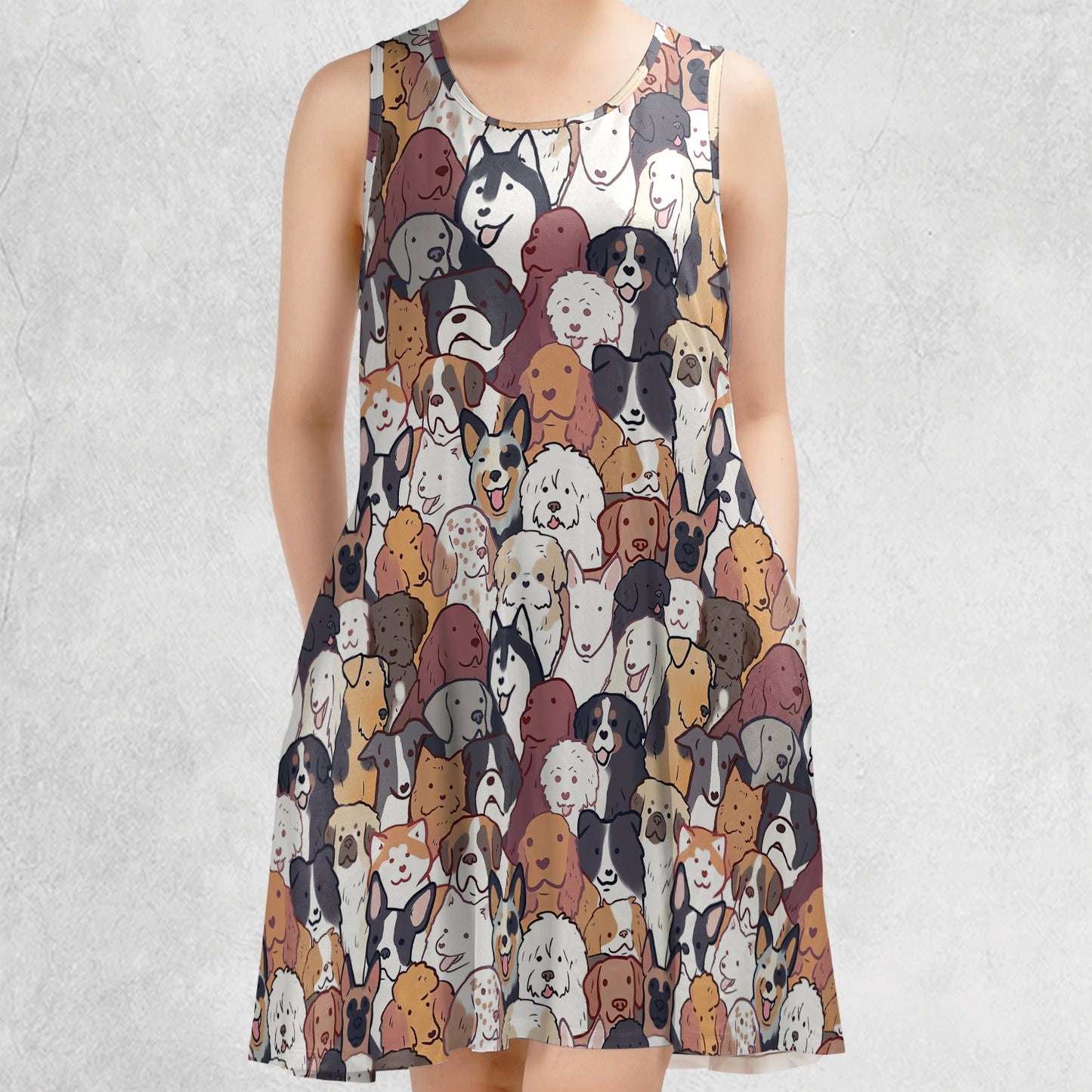 Sleeveless Dress - R5Q7X2QM