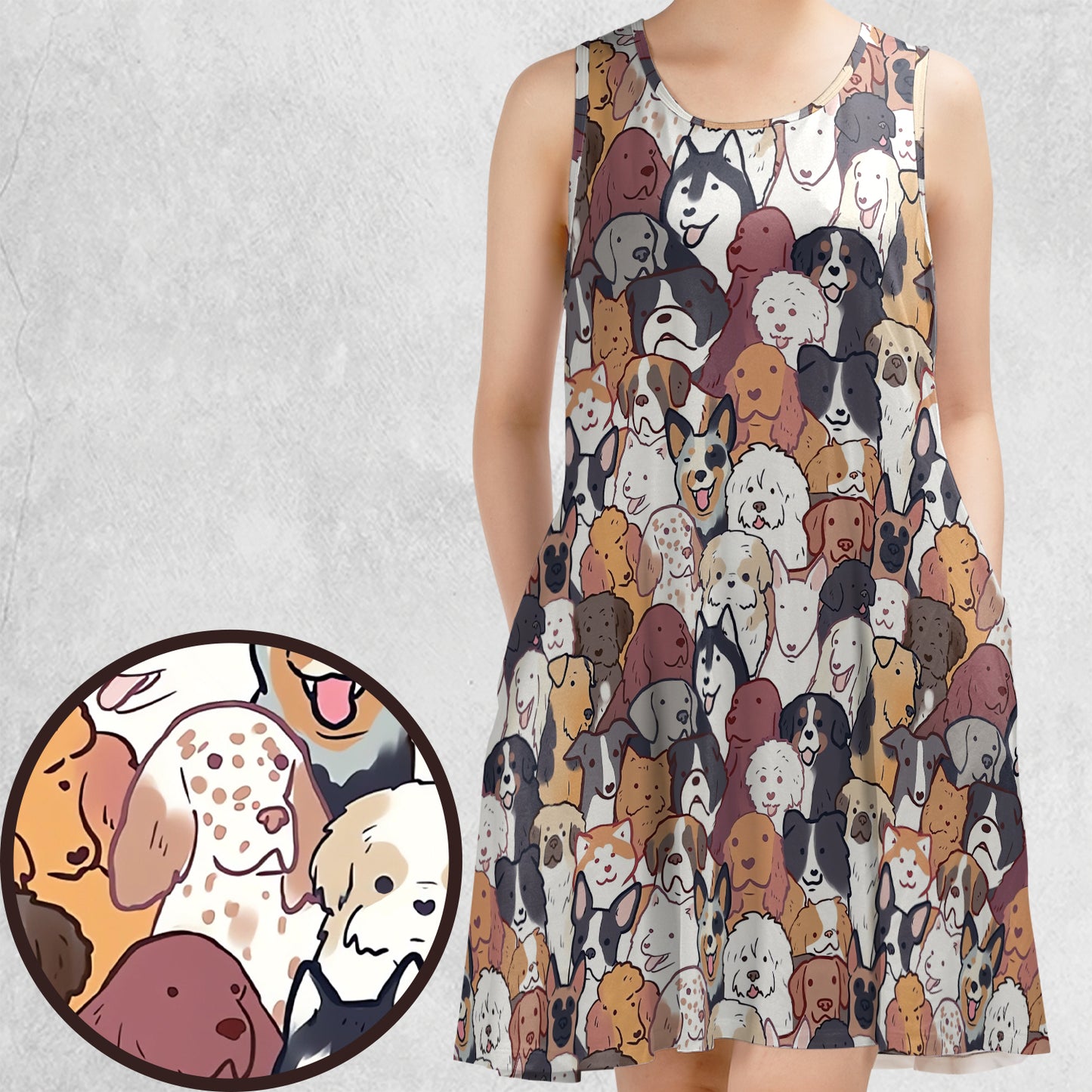 Sleeveless Dress - R5Q7X2QM