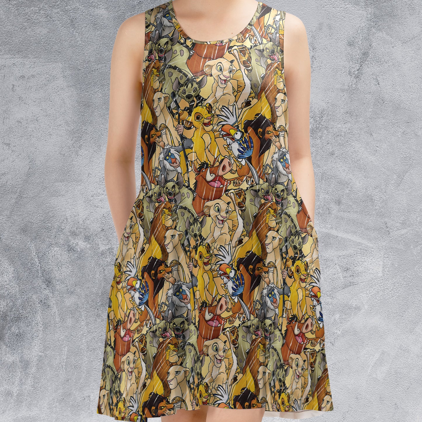 Sleeveless Dress - TZYB53MN
