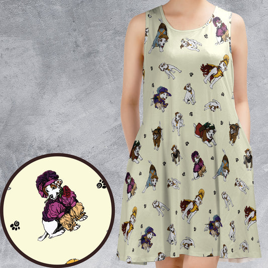 Sleeveless Dress - SC4R3S6S