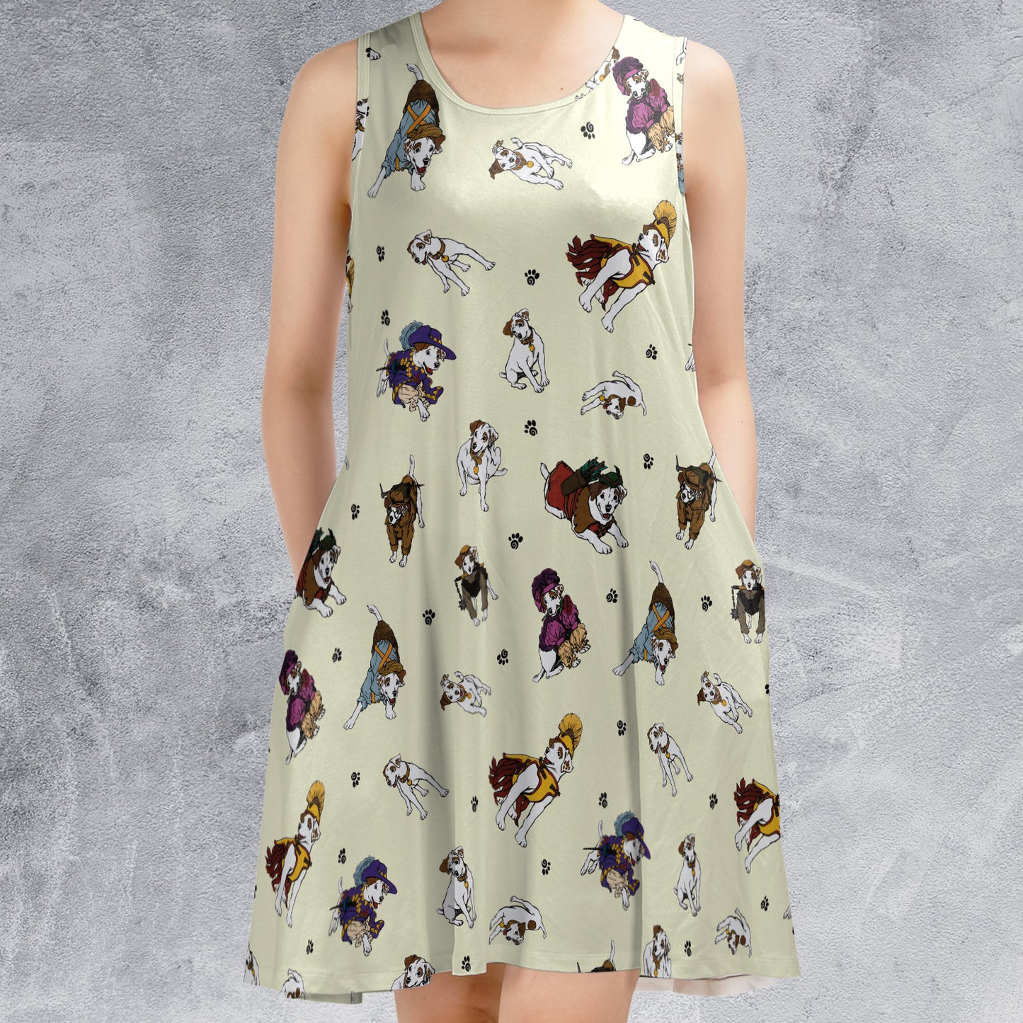 Sleeveless Dress - SC4R3S6S