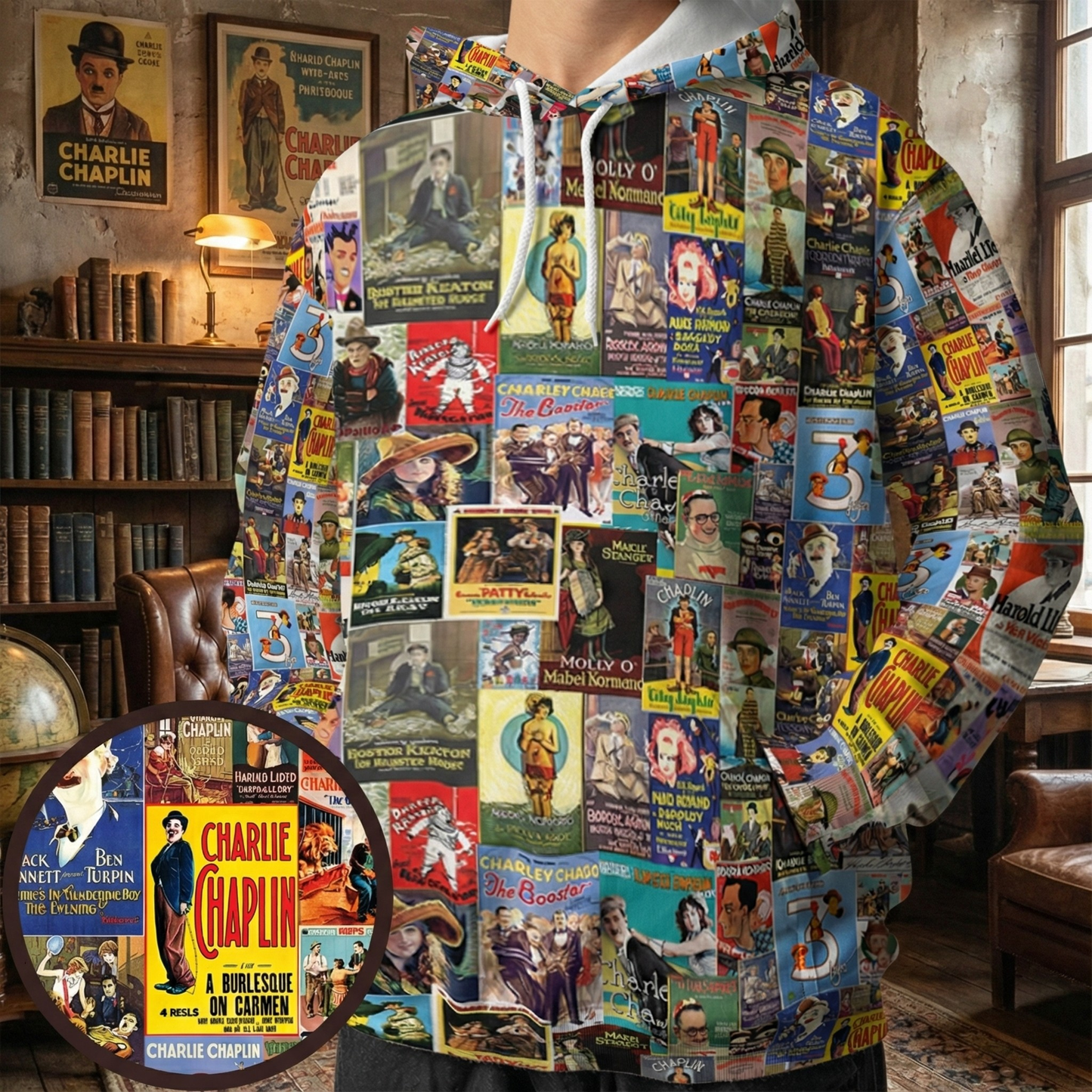All-over Print Hoodie - Q67WKZTX