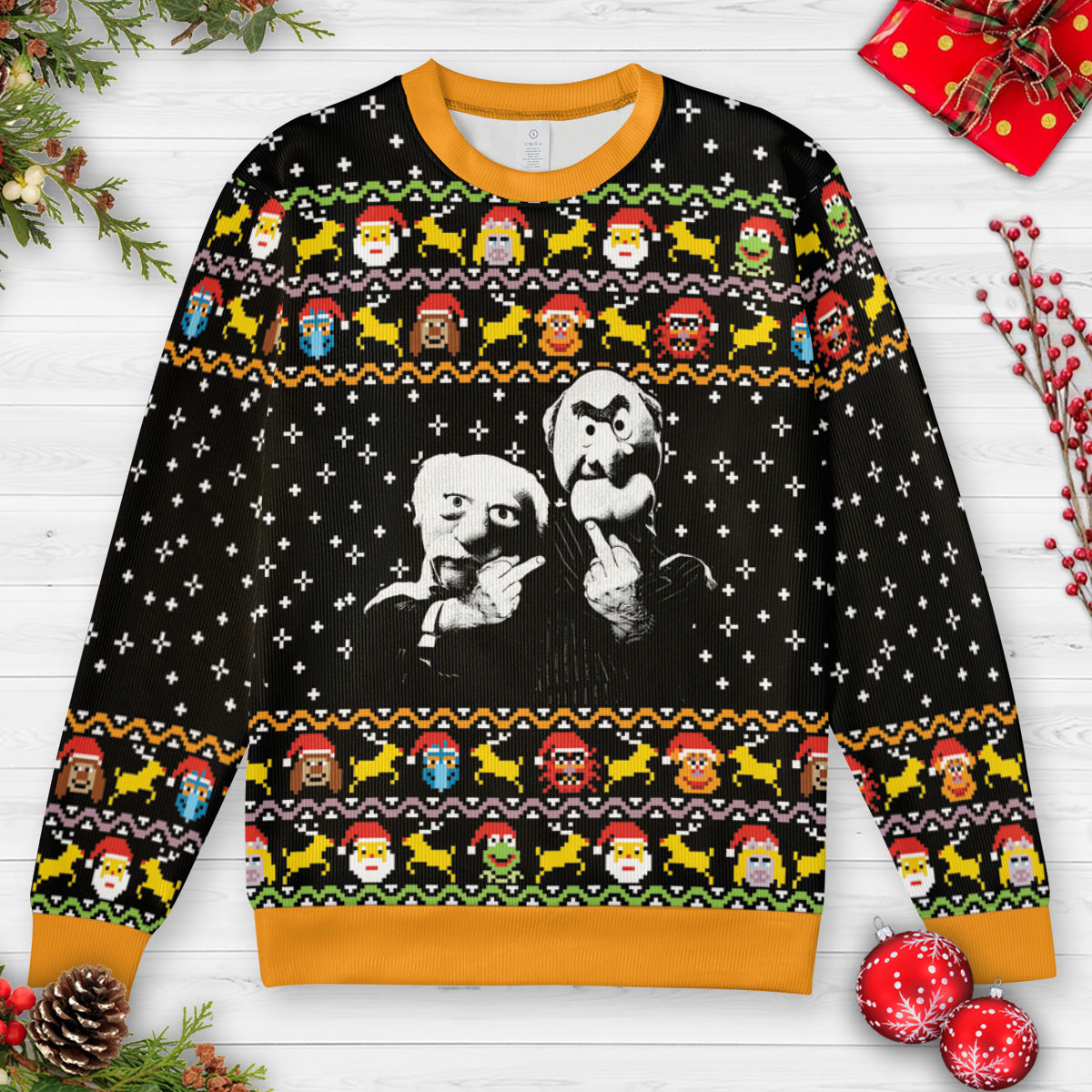 Ugly Christmas Sweatshirt - YKNV4RRE