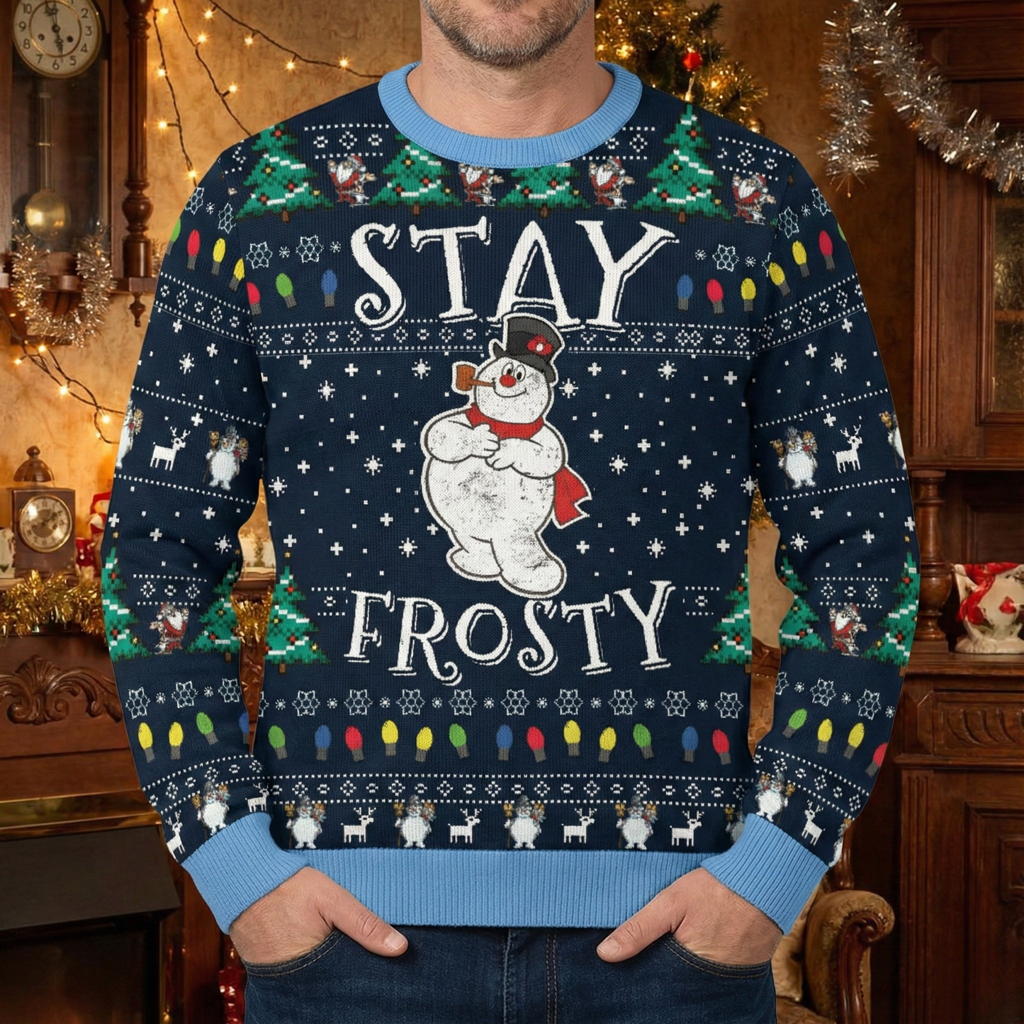 Ugly Christmas Sweatshirt - M7D6WMCJ