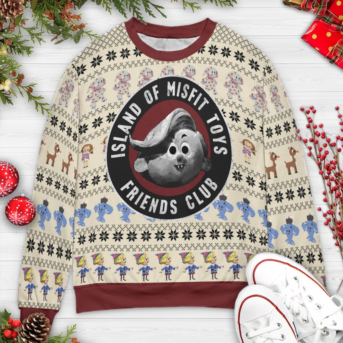 Ugly Christmas Sweatshirt - QNW22S1Z