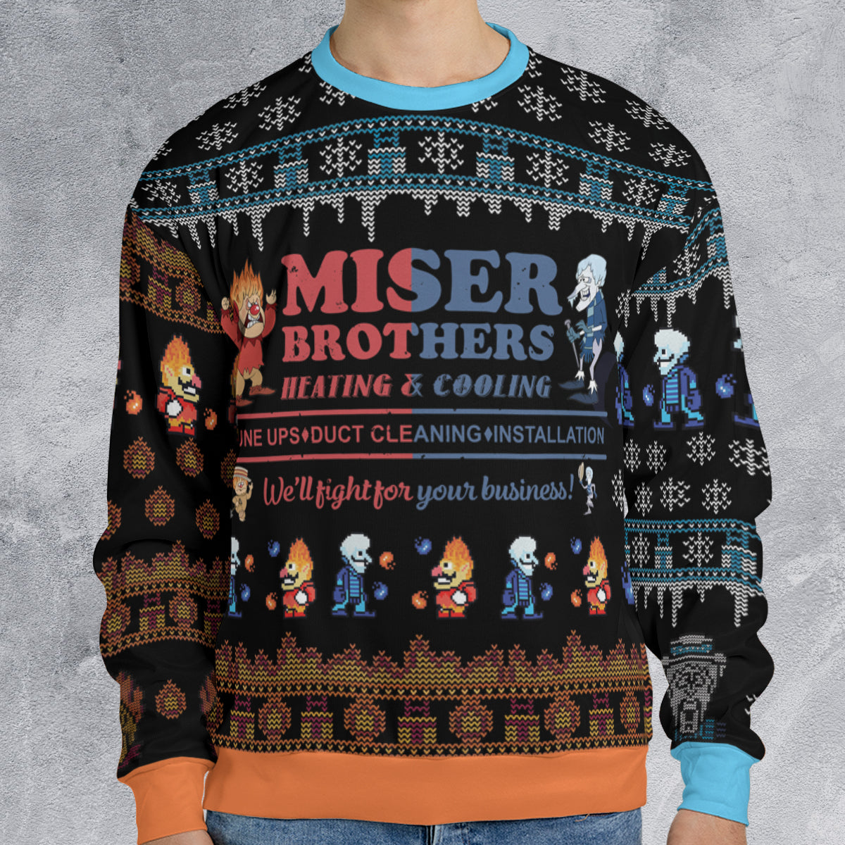 Ugly Christmas Sweatshirt - 5G3DN9MB