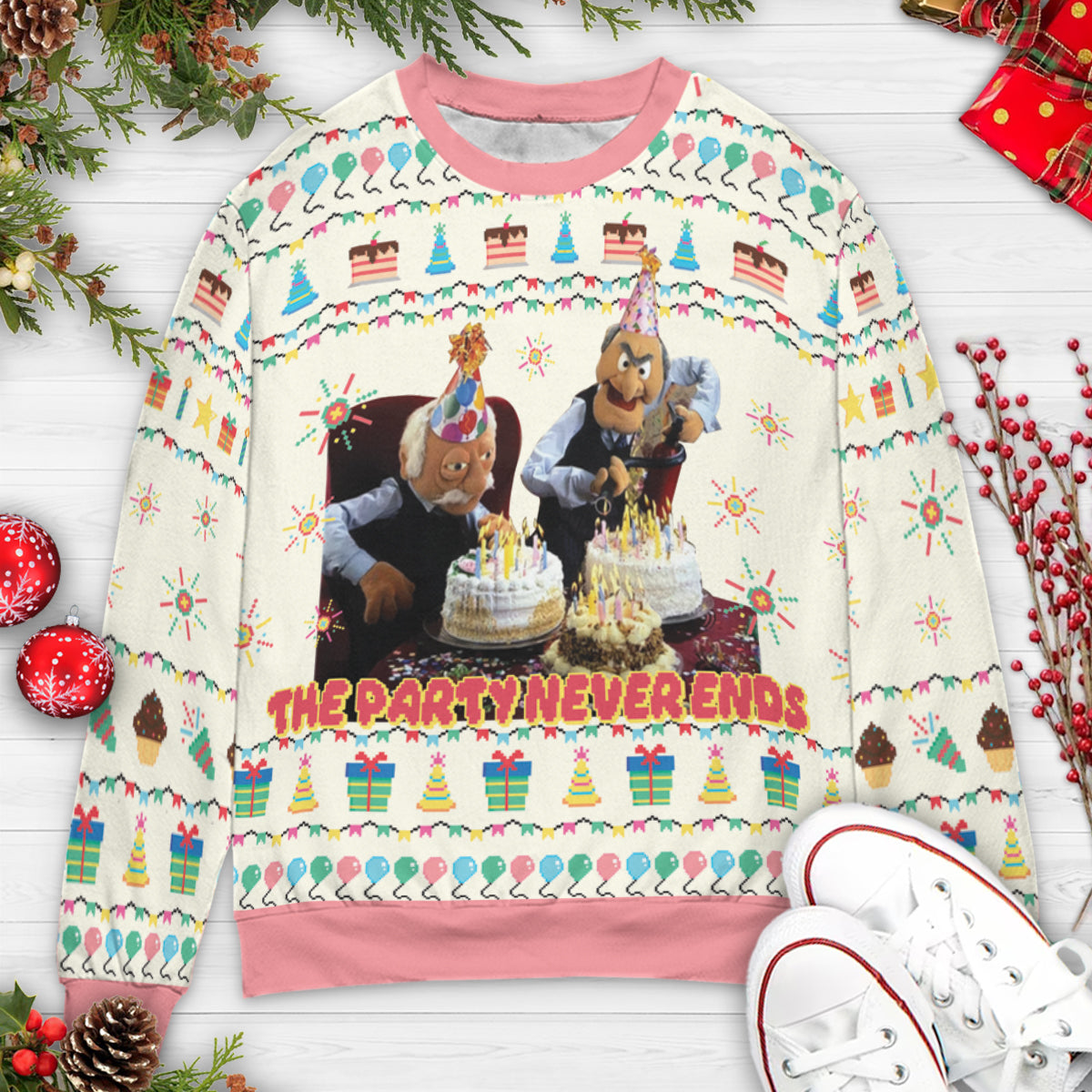 Ugly Christmas Sweatshirt - D3JHUZ3V