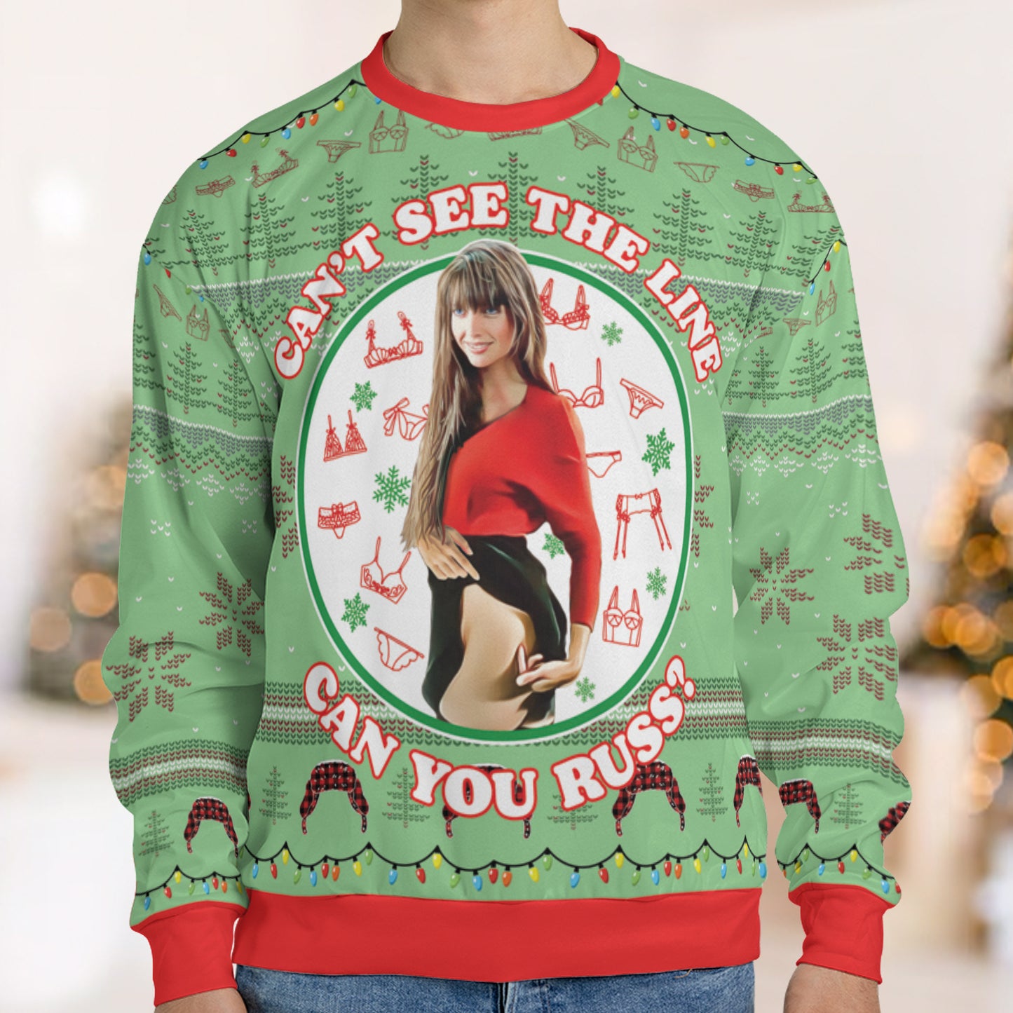 Ugly Christmas Sweatshirt - T9Y92LPC