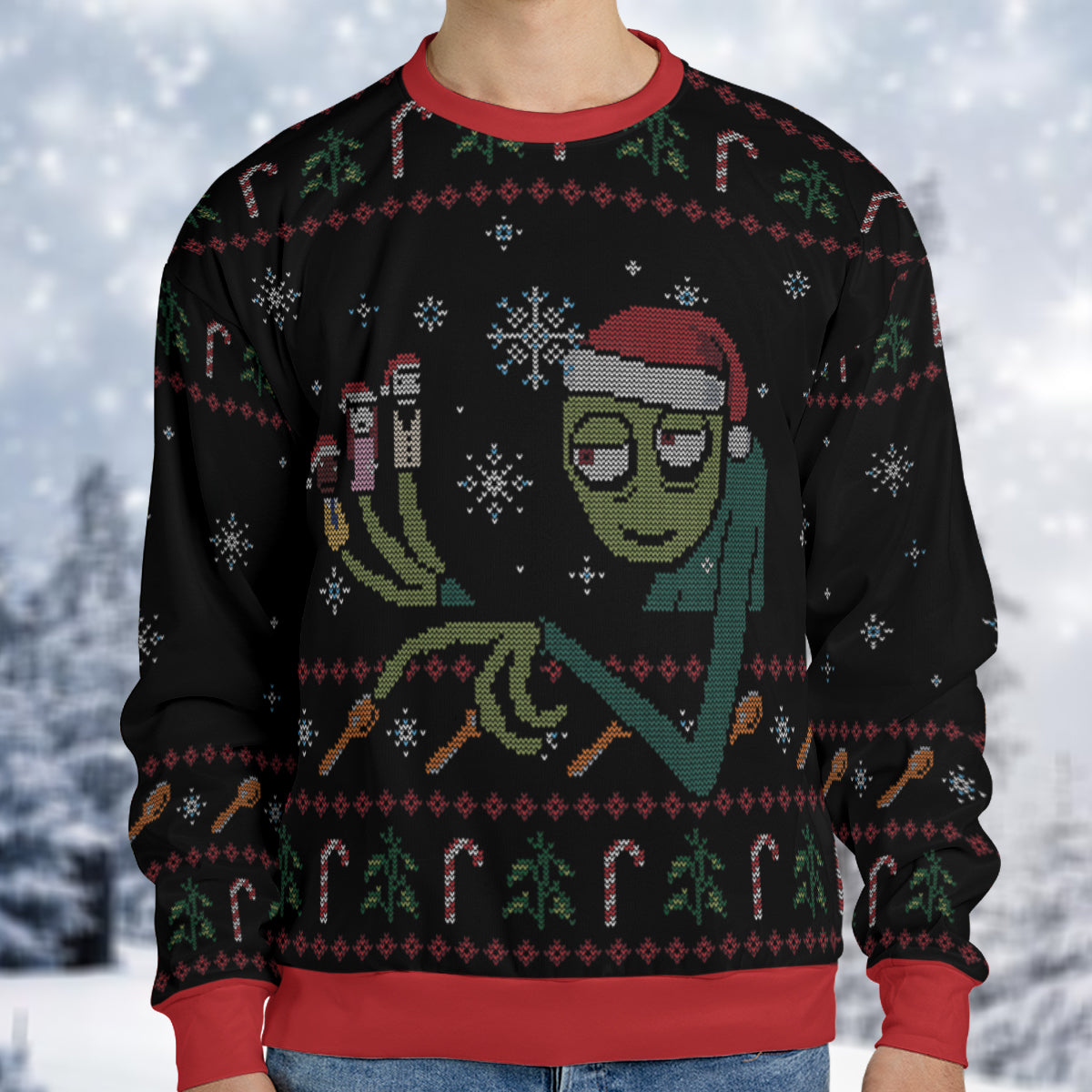 Ugly Christmas Sweatshirt - C2E59SCG