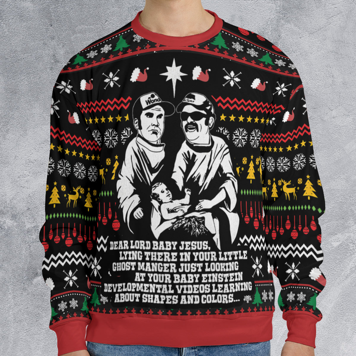 Ugly Christmas Sweatshirt - W4MYGH3U