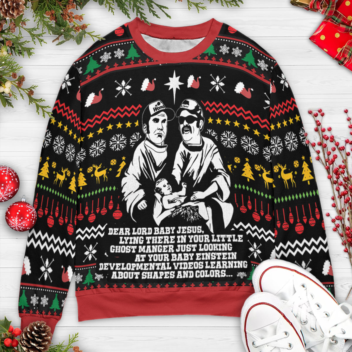 Ugly Christmas Sweatshirt - W4MYGH3U