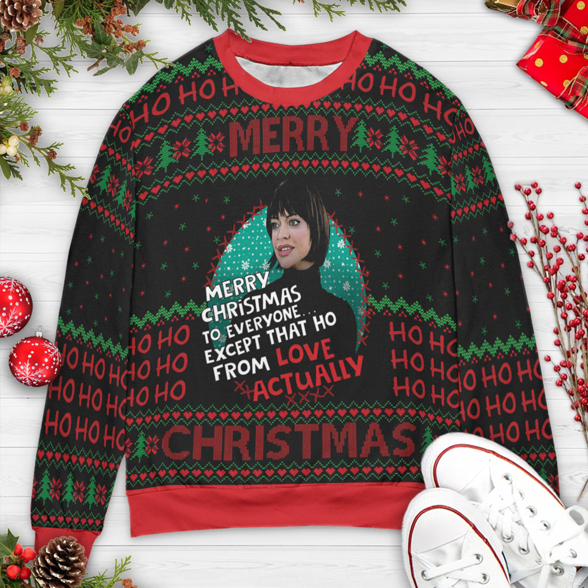 Ugly Christmas Sweatshirt - RH7PZUFY