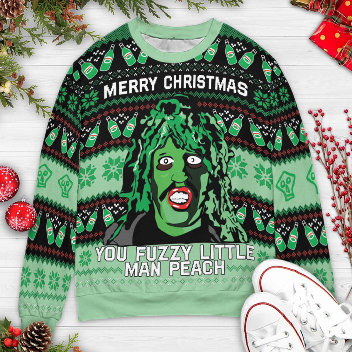 Ugly Christmas Sweatshirt - B36THUV8