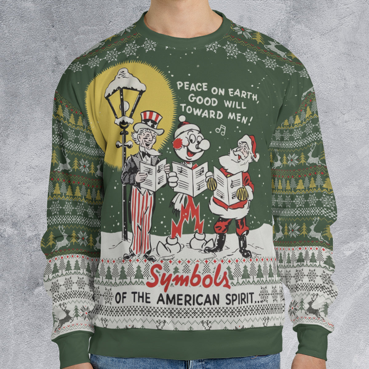 Ugly Christmas Sweatshirt - AJR3XGUY