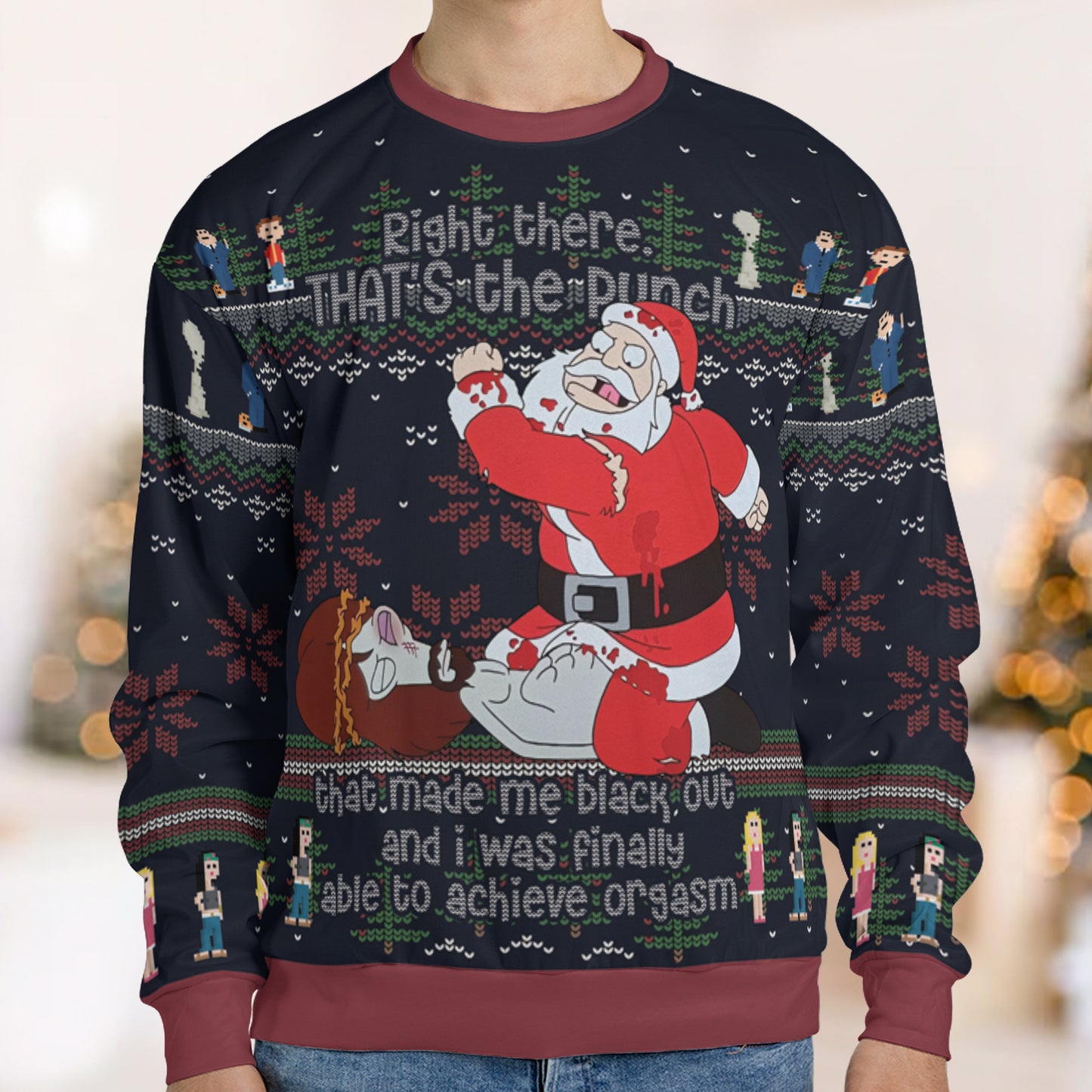 Ugly Christmas Sweatshirt - 12ZYRBQN