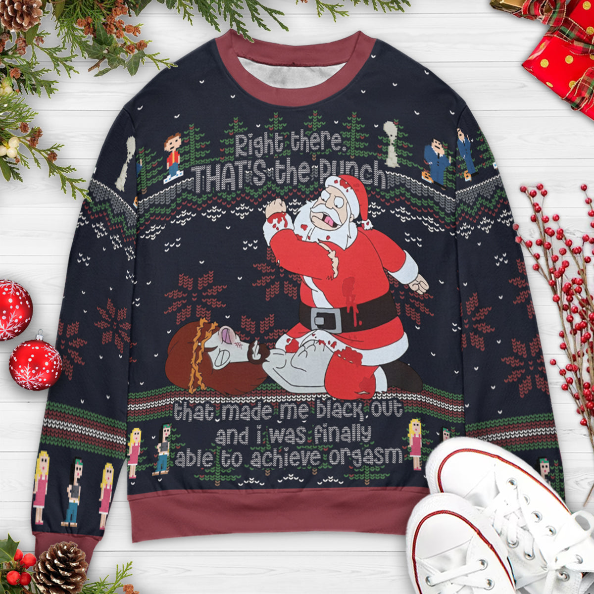 Ugly Christmas Sweatshirt - 12ZYRBQN
