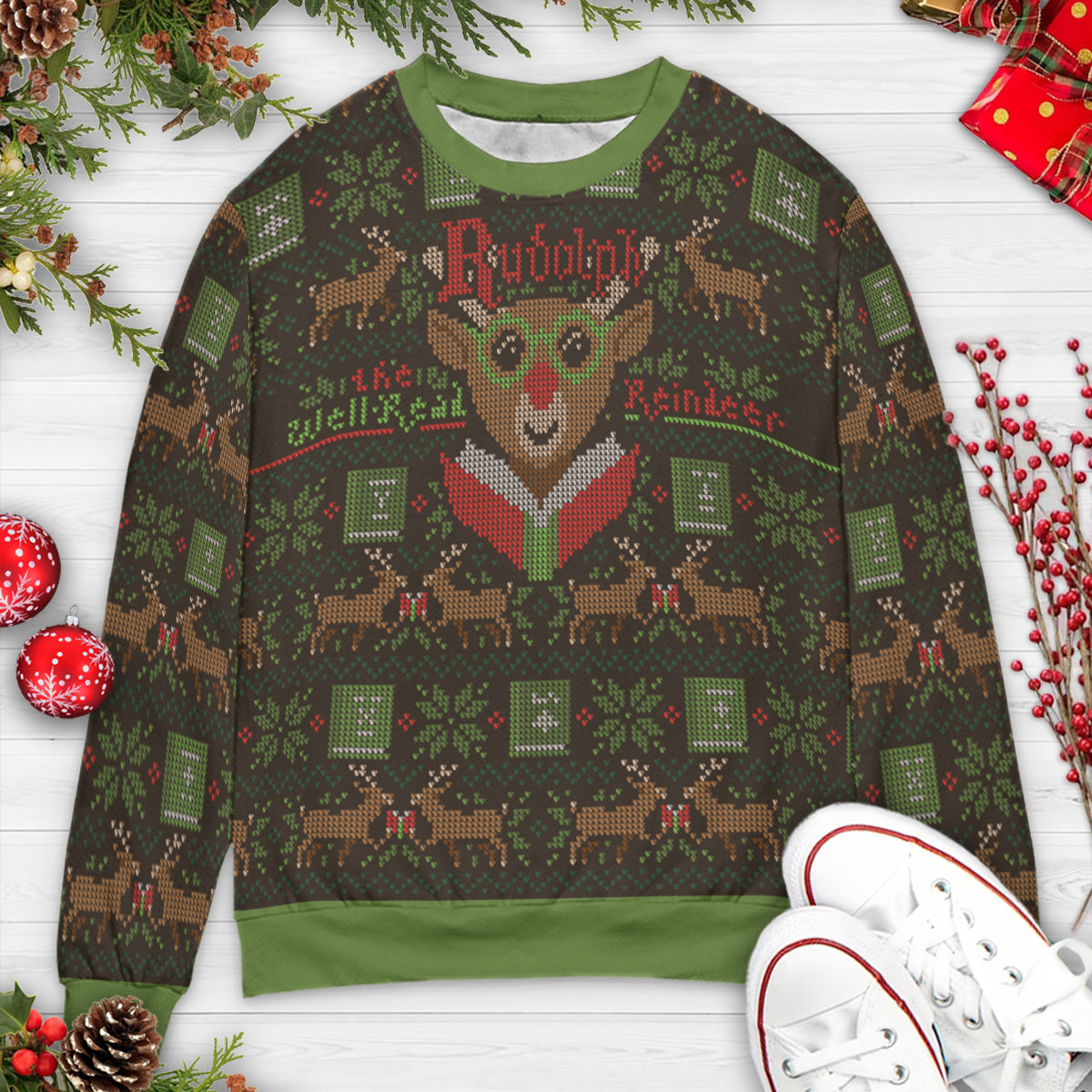Ugly Christmas Sweatshirt - K4QTPBV6