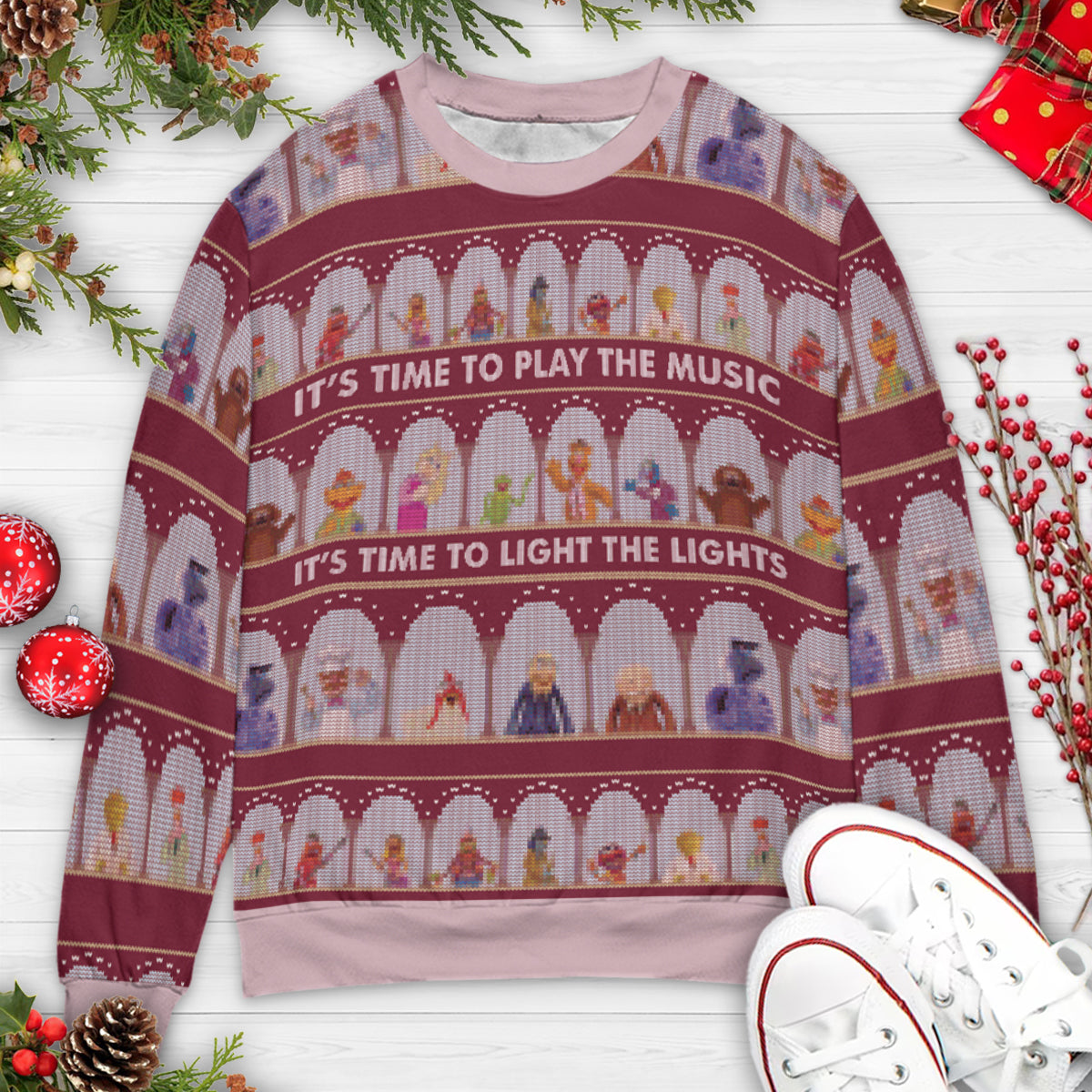 Ugly Christmas Sweatshirt - 3DJK31TS