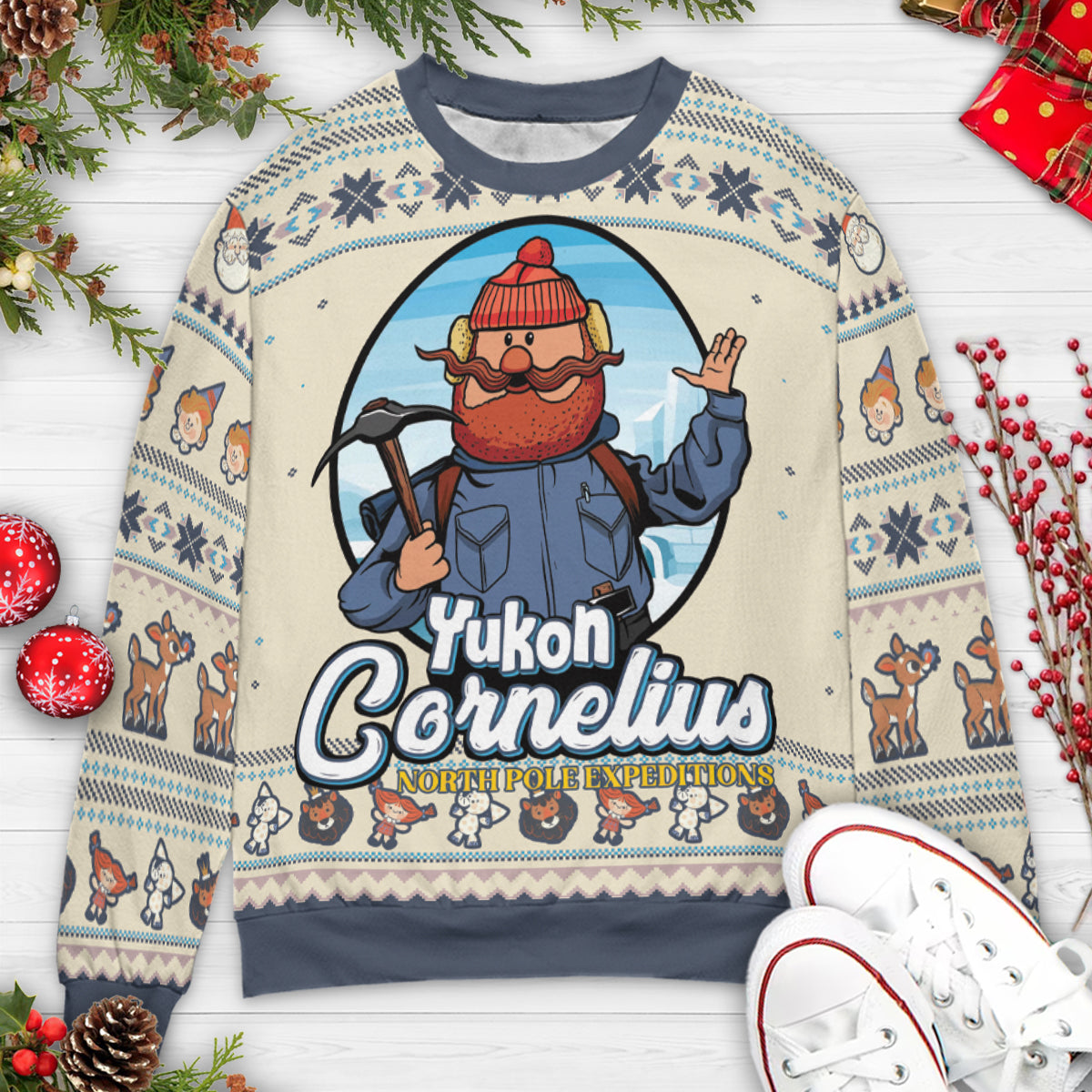 Ugly Christmas Sweatshirt - JK6FCWPE