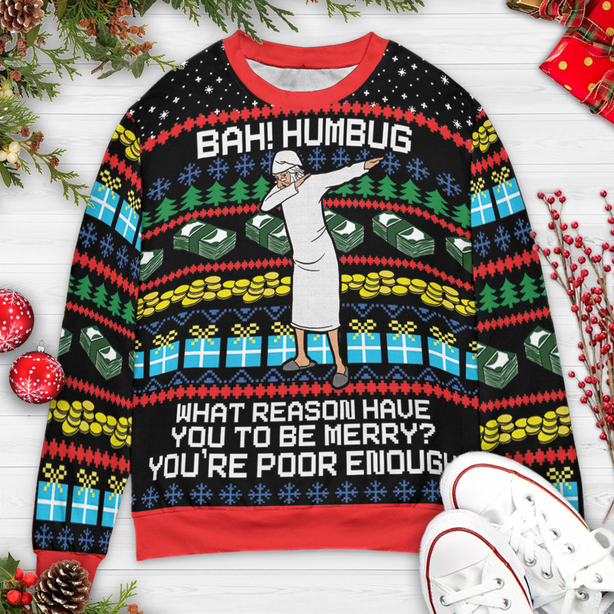 Ugly Christmas Sweatshirt - TBU4LPMG