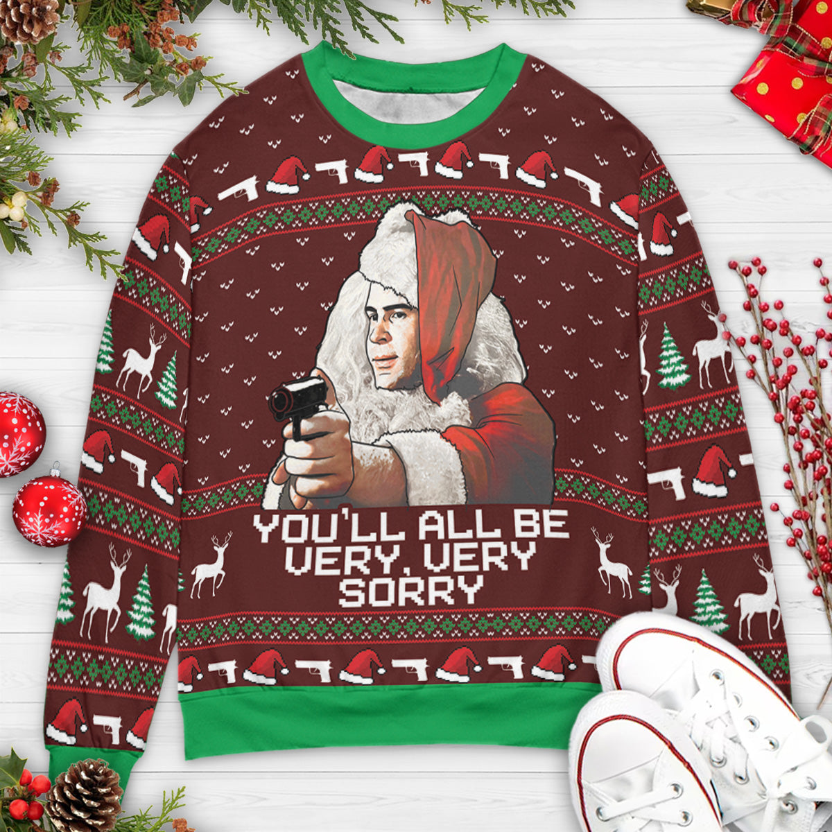 Ugly Christmas Sweatshirt - ZKF6TSPH