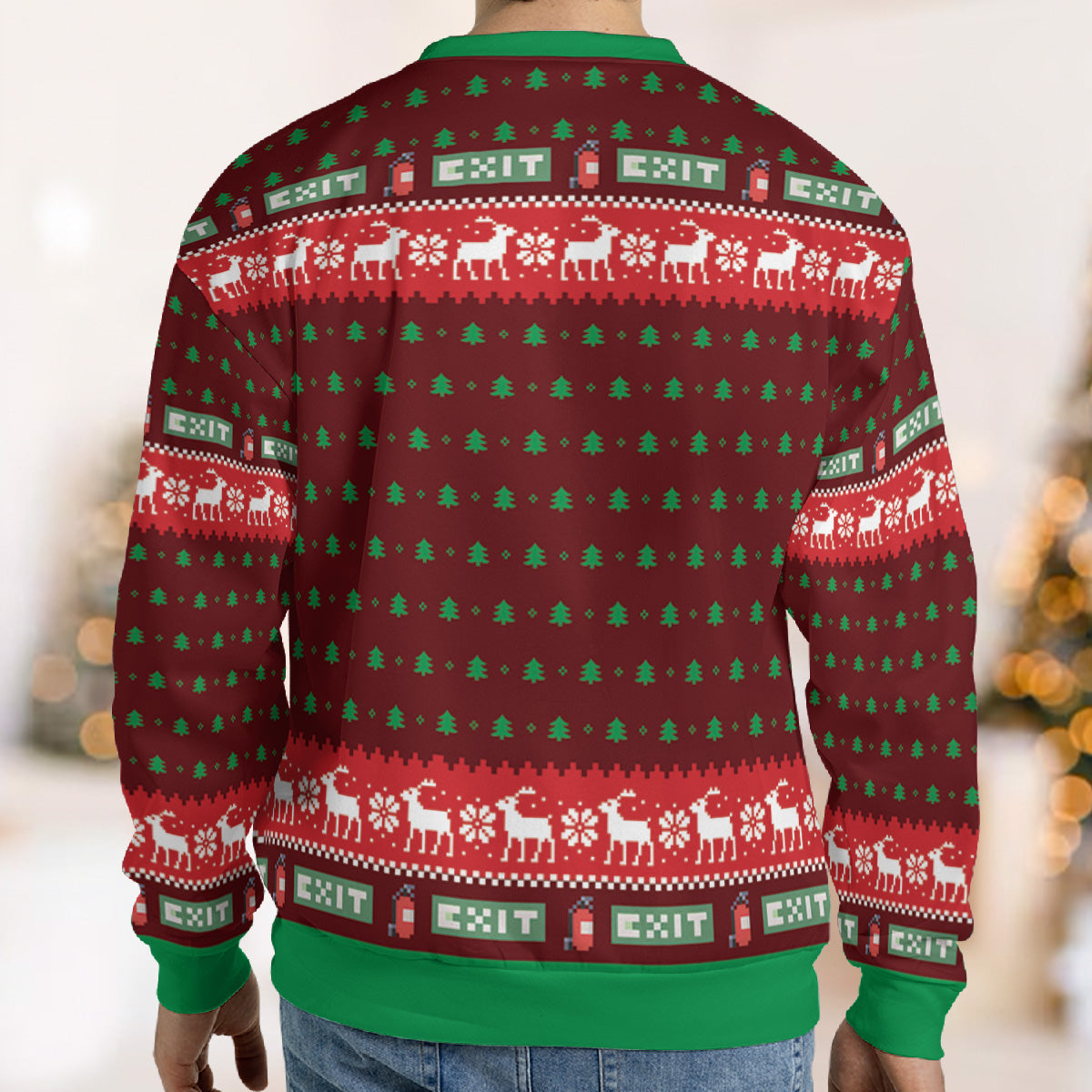 Ugly Christmas Sweatshirt - QS1JPDZE